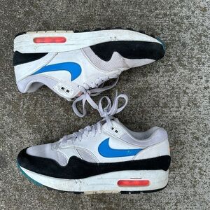 Nike Air Max 1 Photo Blue Shoes Size 9
